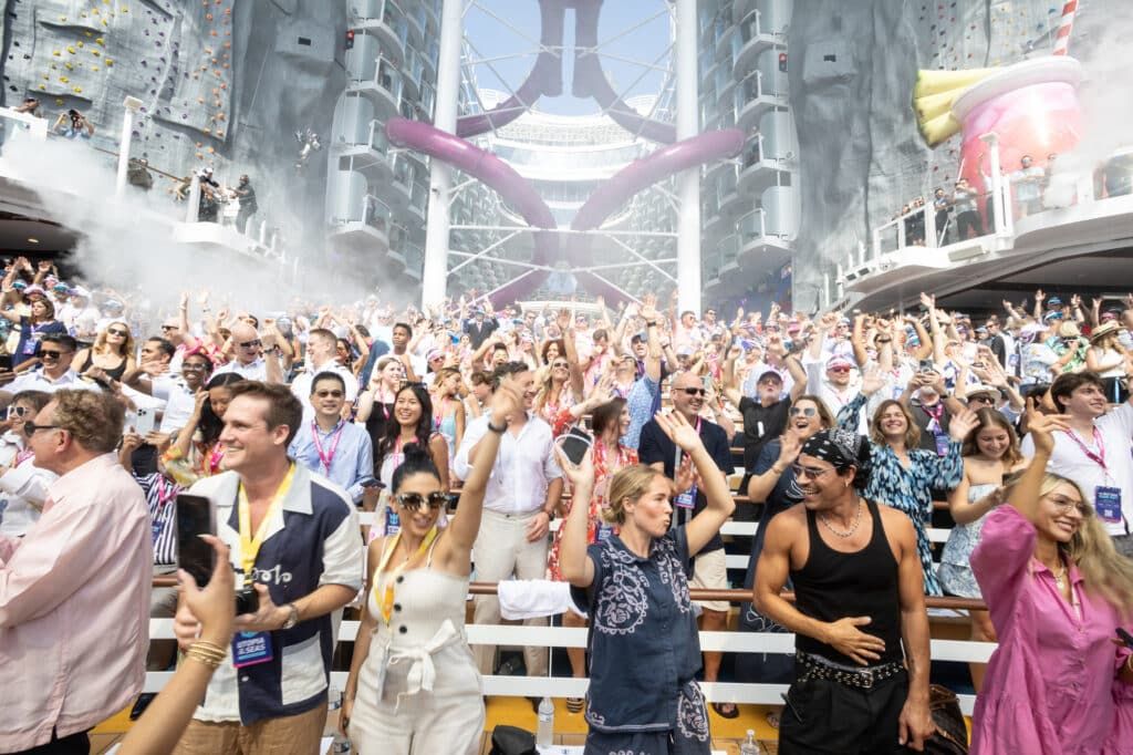 royal caribbean utopia of the seas christening ceremony