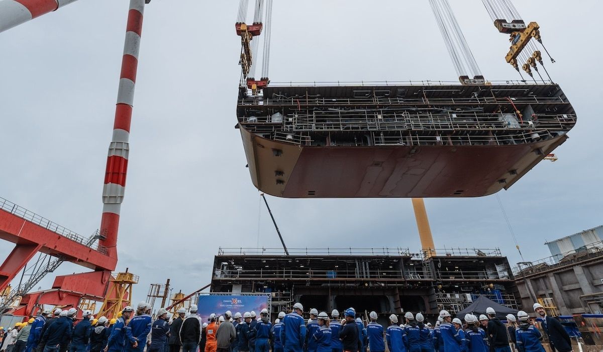 Celebrity Cruises Celebrates Major Construction Milestone For Next Ship