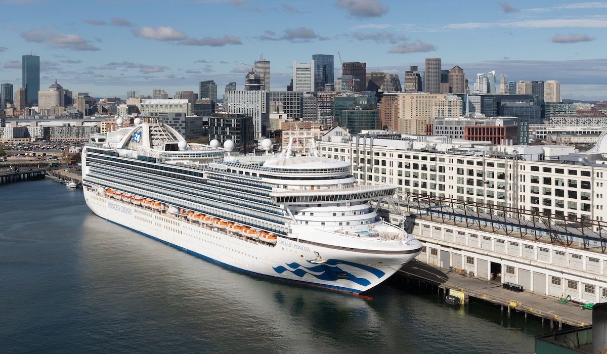 Emerald Princess Prepares For Summer Season From Boston
