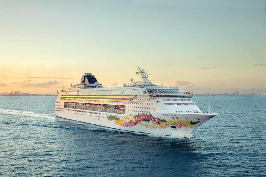 norwegian sky aerial miami