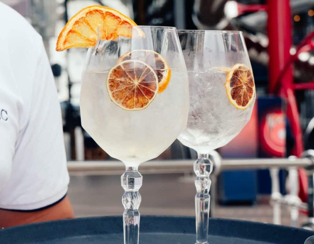 skinny lemongrass ginger gin and tonic msc cruises