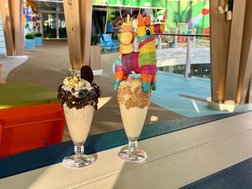 Desserted Milkshakes on Icon of the Seas